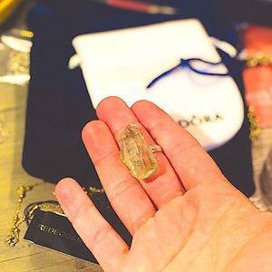 Rough Lemon Citrine Handmade Silver Ring